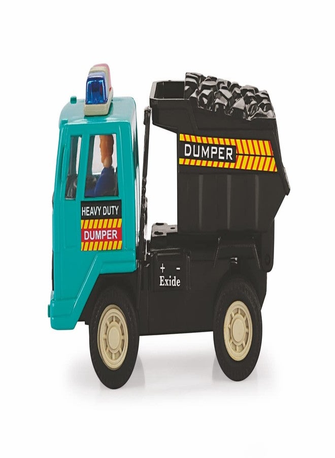 Shinsei Coal Carrier Truck Maintenance Free Pullback Spring Action Race Toy Gift for Boys 3+ Years. Strong ABS Plastic, NO Sharp Edges, BIS Certified. Pack of 1, Color Blue - Image 3